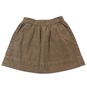 Crewcuts Girls Corduroy School skirt Size 6-7 School Uniform, Tan color, Cotton